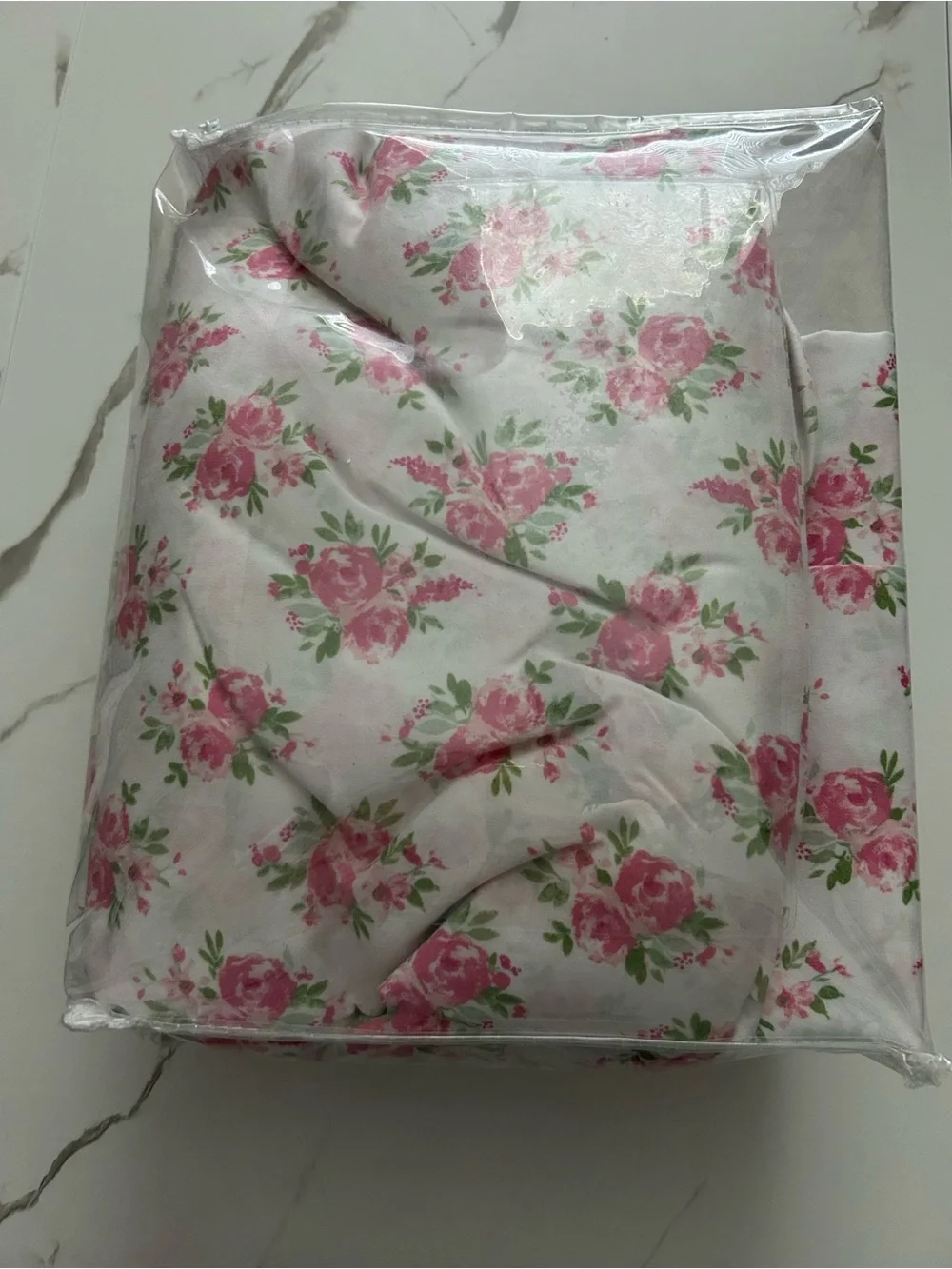 Floral Pink Rose Bedding Set - Classic Floral Print